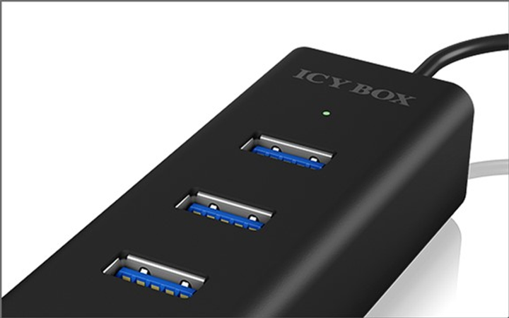 Hub USB Icy Box 4-port, USB 3.0 (IB-HUB1409-C3) - obraz 5
