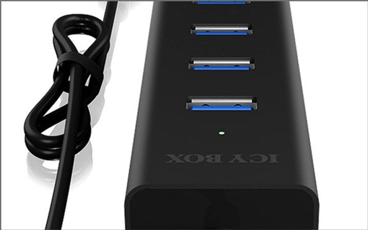 Hub USB Icy Box 4-port, USB 3.0 (IB-HUB1409-C3) - obraz 6