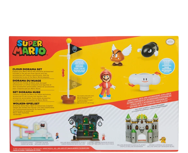 Figurki Jakks Pacific Super Mario Cloud Diorama z akcesoriami (192995401990) - obraz 4
