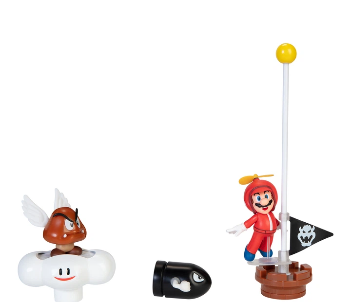 Figurki Jakks Pacific Super Mario Cloud Diorama z akcesoriami (192995401990) - obraz 5