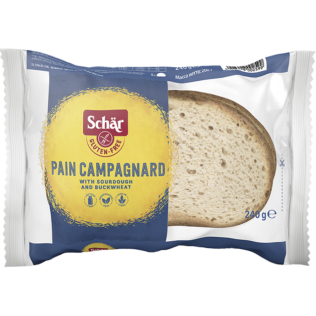 Хлеб без глютена деревенский Dr.Schär Pain Campagnard 240 г - изображение 2
