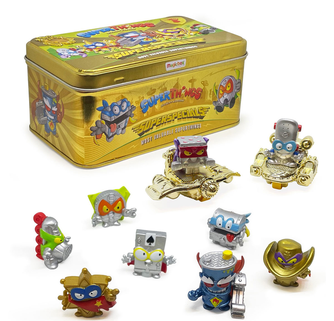 Figurki Magic Box Złoty zestaw z ekskluzywnymi Zingsami Seria 3 Super Things (8431618017654) - obraz 2