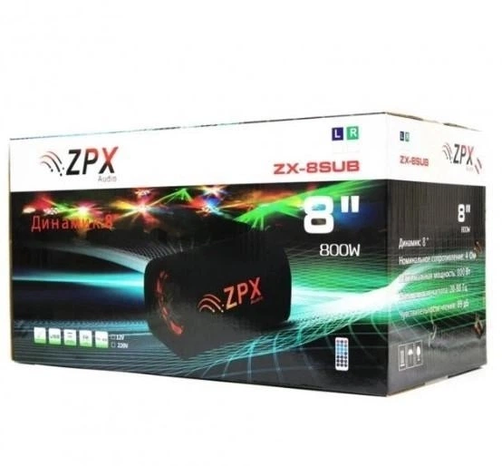 8'' Активный Сабвуфер в Автомобиль Бочка ZPX Audio ZX-8Sub