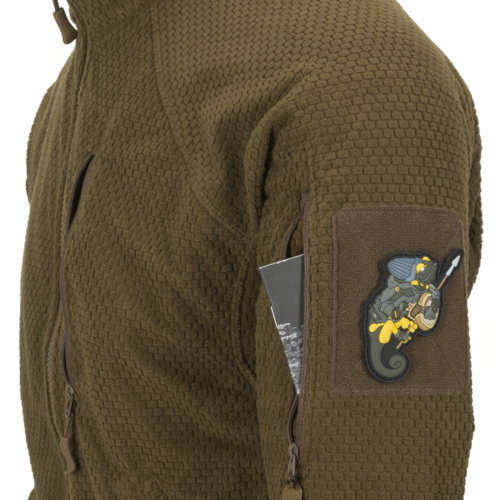 Кофта флісова Helikon-tex Alpha Tactical Coyote M - изображение 10