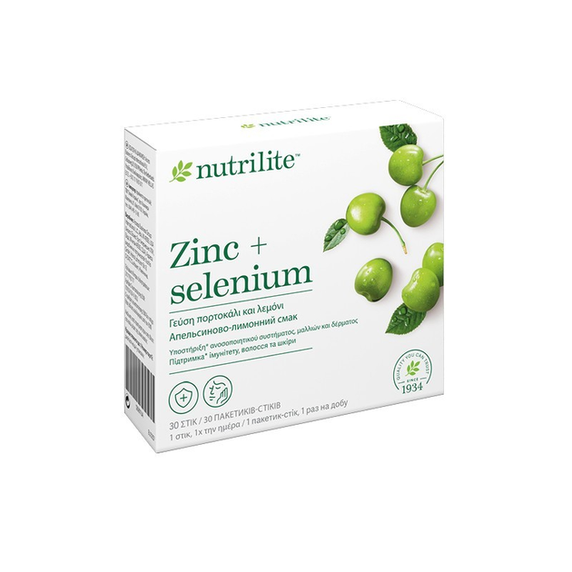Цинк + селен Nutrilite Amway Амвей Емвей 30 пакетиків-стіків – фото ...