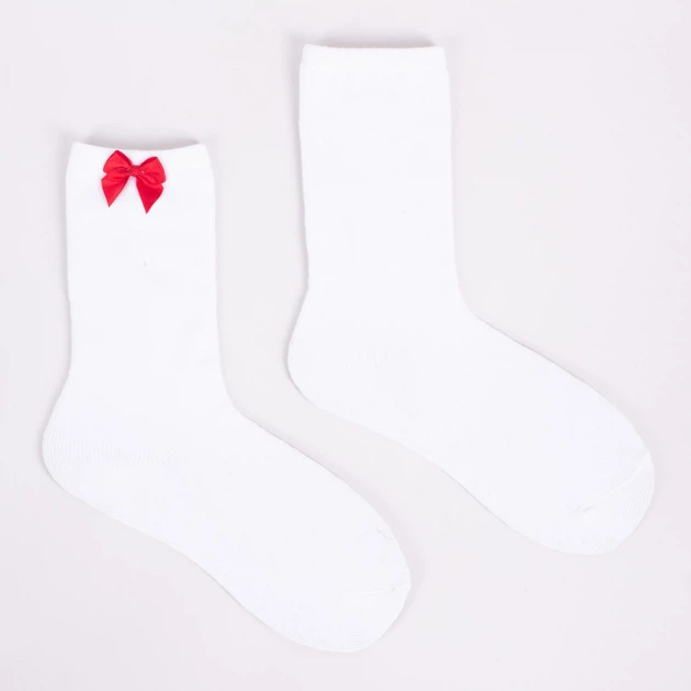 Zestaw podkolanówek dziecięcych dla dziewczynki YOCLUB 3Pack Girl's Knee-High Socks SKA-0098G-010B 20-22 3 pary Biały (5904921614047) - obraz 5
