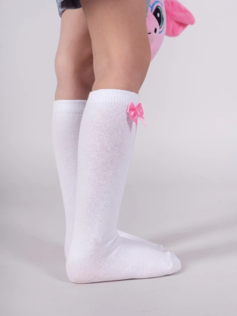 Zestaw podkolanówek dziecięcych dla dziewczynki YOCLUB 3Pack Girl's Knee-High Socks SKA-0098G-010B 31-34 3 pary Biały (5904921614078) - Zdjęcie 3 Zestaw podkolanówek dziecięcych dla dziewczynki YOCLUB 3Pack Girl's Knee-High Socks SKA-0098G-010B 31-34 3 pary Biały (5904921614078) - obraz 3