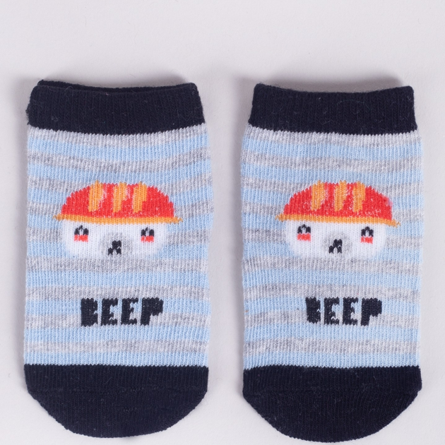 Набір шкарпеток дитячий YOCLUB 3Pack Baby Boy's Socks SKA-0110C-AA30-001 3-6 3 пари Multicolour (5904921626309) - зображення 2