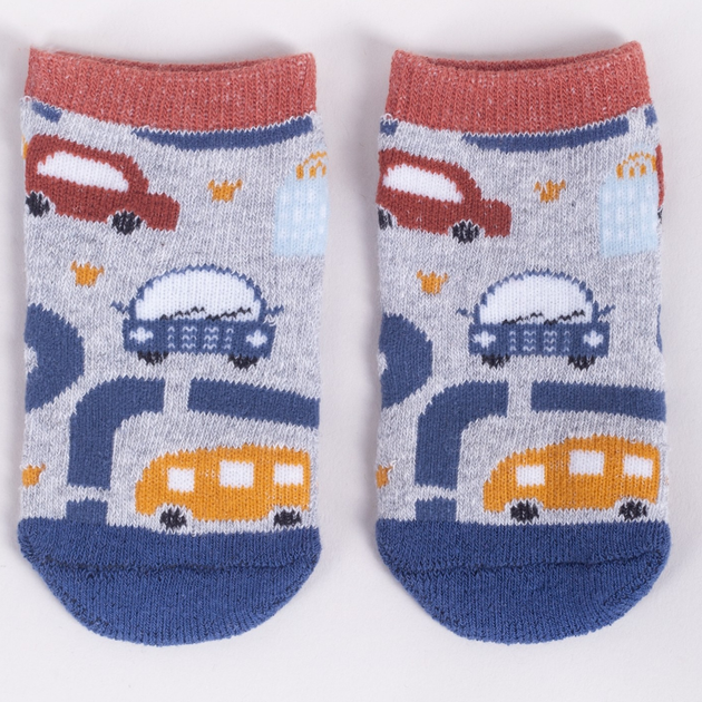 Zestaw skarpetek dla dzieci YOCLUB 3Pack Baby Boy's Socks SKA-0110C-AA30-0022 3-6 3 pary Multicolour (5904921626330) - obraz 2