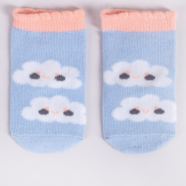 Zestaw skarpetek dziecięcych dla dziewczynki YOCLUB 3Pack Baby Girl's Socks SKA-0110G-AA30-001 0-3 3 pary Wielobarwny (5904921626354) - obraz 4