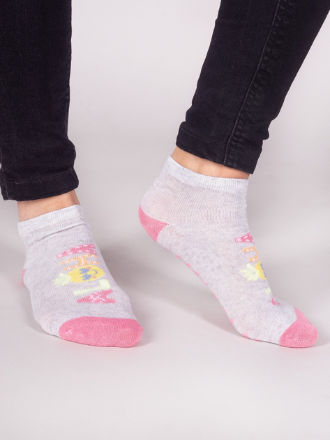 Набір шкарпеток дитячий YOCLUB 6Pack Girl's Ankle Socks SKS-0089G-AA0A-002 20-22 6 пар Multicolour (5904921626675) - зображення 2