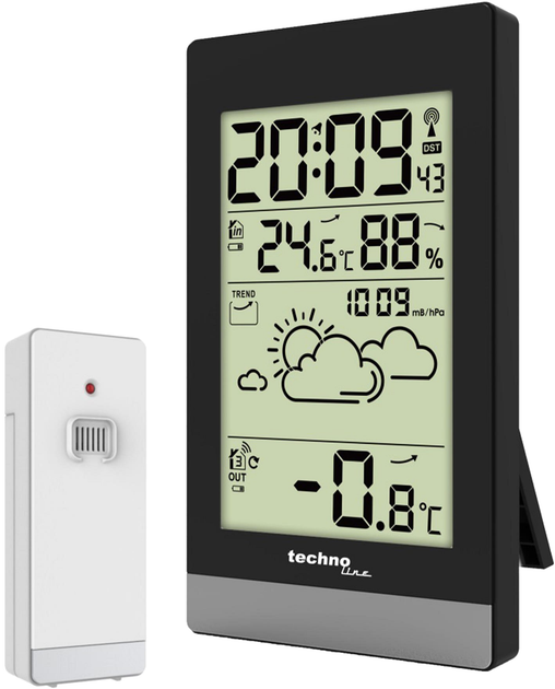 Метеостанция Technoline WS9132 Black - изображение 1