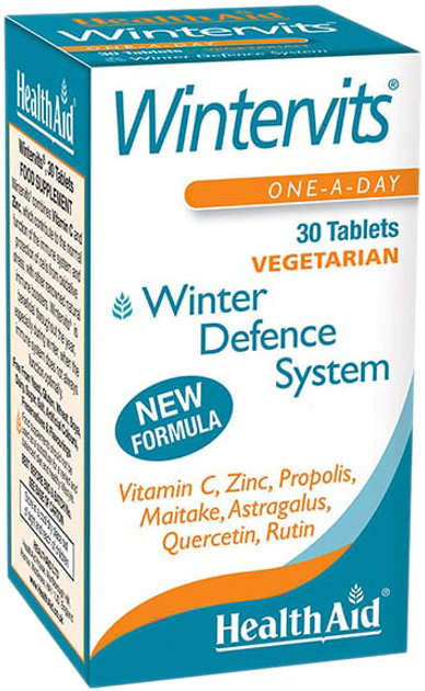Вітамінно-мінеральний комплекс Health Aid Wintervits 30 таблеток (5019781020232) - зображення 1