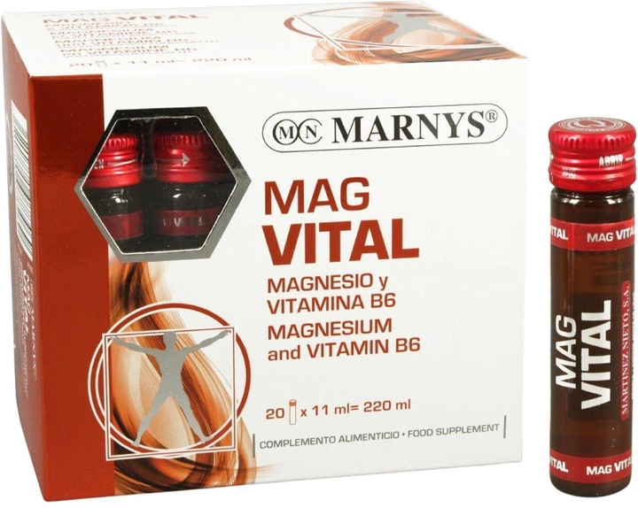 Suplement diety Marnys Magvital 20 amp x 11 ml (8410885078469) - obraz 1