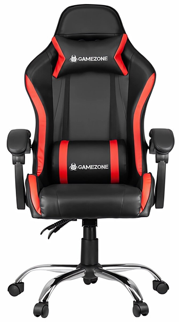 Крісло для геймерів Tracer Gamezone GA21 Black/Red (5907512869901) - зображення 1