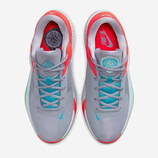 Чоловічі кросівки Nike Zoom Freak 4 DJ6149-500 40 (7US) 25 см Сірі (196604215954) - зображення 5