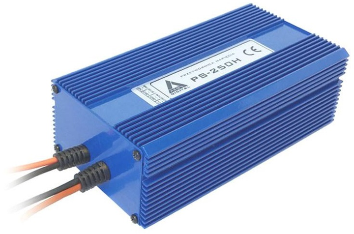 Автомобільний інвертор AZO Digital PS-250H-24 250W 30-80/24V DC-DC Водонепроникний (5905279203549) - зображення 1
