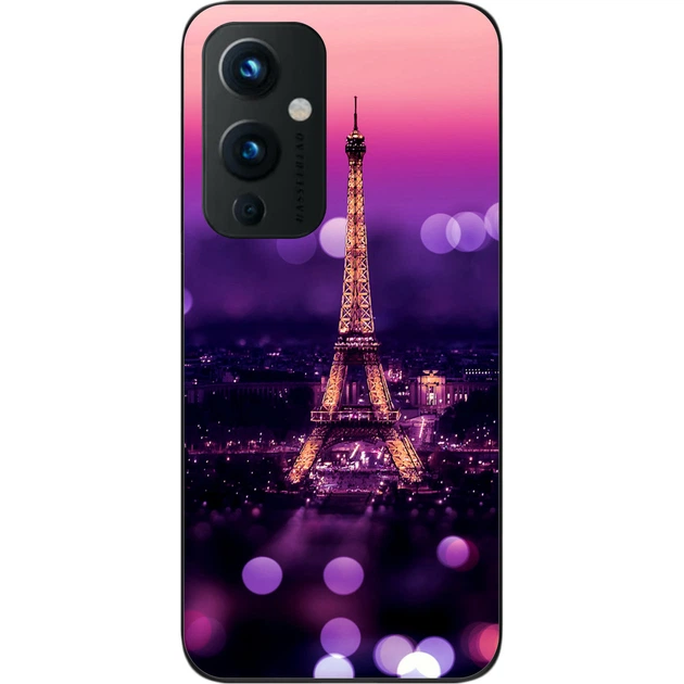 Силиконовый чехол SMTT для OnePlus 9 с картинкой Париж ночью - Фото 1 Силиконовый чехол SMTT для OnePlus 9 с картинкой Париж ночью - изображение 1