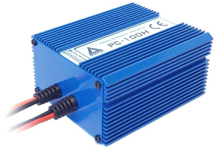 Автомобільний інвертор AZO Digital PC-100H-12V 100W Гальванічна розв'язка Водонепроникний 10-30/13.8V DC-DC (5905279203594) - зображення 1