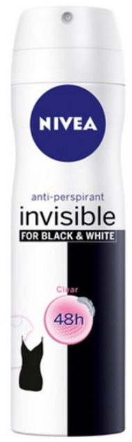 Антиперспірант Nivea Invisible For Black And White Clear Spray 200 мл (4005808729777) - зображення 1