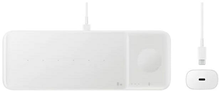 Бездротова зарядка Samsung EP-P6300TW 9W біла (8806090706219) - зображення 1