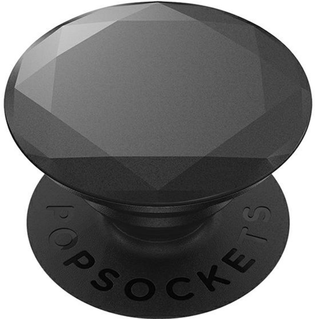 Тримач і підставка для телефона PopSockets Metallic Diamond Black (842978135410) - зображення 1