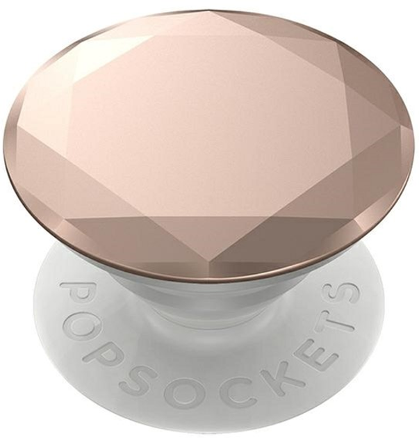Тримач і підставка для телефона PopSockets Metallic Diamond Rose Gold (842978135298) - зображення 1