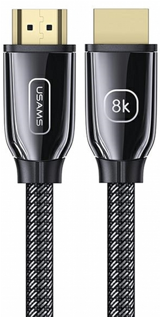 Kabel Usams 8K UltraHD HDMI - HDMI 2.1 3 m Czarny (6958444969404) - obraz 1