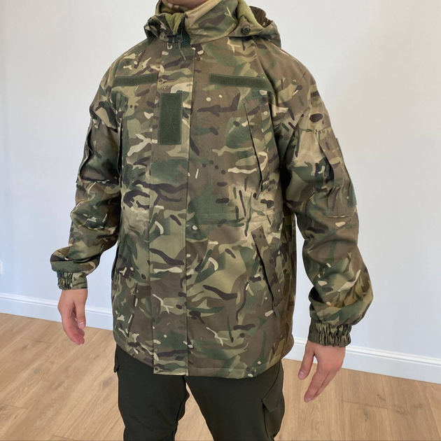 Зимна тактична куртка на флісі, колір Мультикам, розмір XXXL - зображення 1