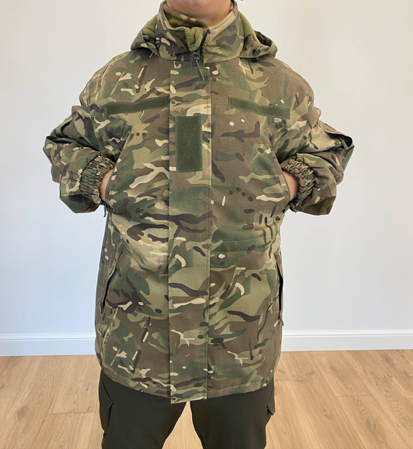 Зимна тактична куртка на флісі, колір Мультикам, розмір XXXL - зображення 2