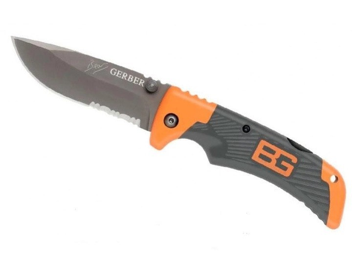 Нож Складной Gerber Bear Grylls Scout раскладной большой в чехле 22 см. - зображення 1