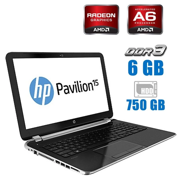 Ноутбук Б-класс HP Pavilion 15-n027er (1366x768) TN AMD
