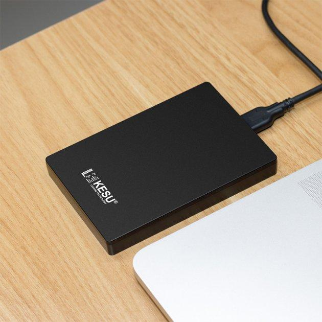 Наружный жесткий диск KESU 2530 Expansion 500 GB Black Windows 11/10/8/7/Vista/XP, Mac OS X, Linux OS. - изображение 6