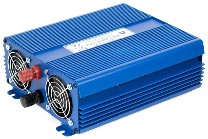 Автомобільний інвертор AZO Digital IPS-1200S PRO 1200W чиста синусоїда 24-230V DC-AC (5903332566488) - зображення 4