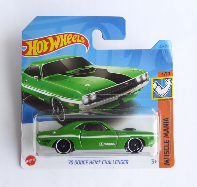 Машинка Хот Вилс 1:64 70 Dodge Hemi Challenger коллекция Muscle Mania ...