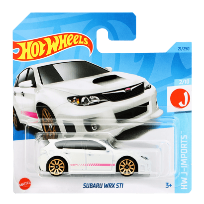 Машинка Хот Вілс 1:64 Subaru WRX STI колекція HW J-Imports Hot