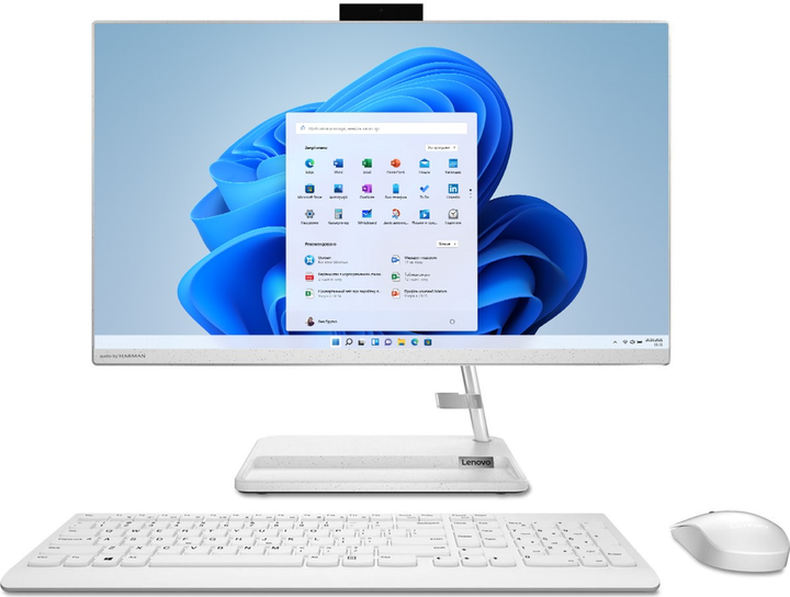 Monoblok Lenovo IdeaCentre AIO 3 27IAP7 (F0GJ00NXPB) White - obraz 1