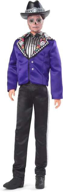 Лялька Барбі Кен колекційний День мертвих Barbie Signature Ken Dia De Muertos 2023 (HJX15) - Фото 1 Лялька Барбі Кен колекційний День мертвих Barbie Signature Ken Dia De Muertos 2023 (HJX15) - зображення 1