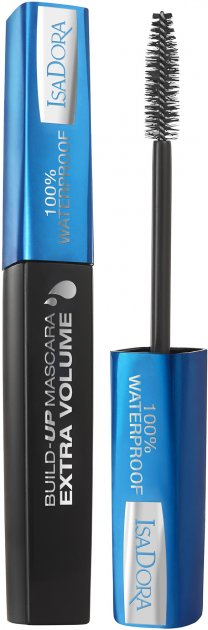 Tusz do rzęs IsaDora Build up Extra Volume Mascara Waterproof 20 Black 12 ml (7317851229201) - obraz 2