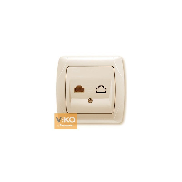 Розетка комп''ютерна 1-а RJ-45 крем ViKO Carmen 90562032' – фото ...
