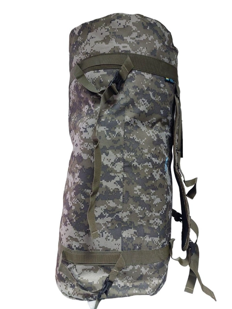Сумка баул рюкзак походный VA 100 л Зеленый - изображение 1