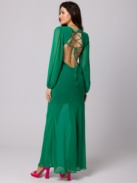 Сукня жіноча Makover K166 S Зелена (5905563701249) - зображення 2