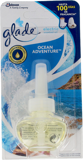 Odświeżacz powietrza Glade Aceites Ambientador Recambio Ocean Adventure 20 ml (5000204116625) - obraz 1