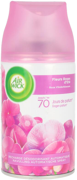 Освіжувач повітря Air Wick Freshmatic Ambientador Recambio Fleurs Roses 250 мл (3059943011724) - зображення 1