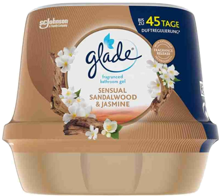 Освіжувач повітря Glade Odour Absorbing Bathroom Sensual Sandawood and Jasmine 2 шт. (5000204243963) - зображення 1