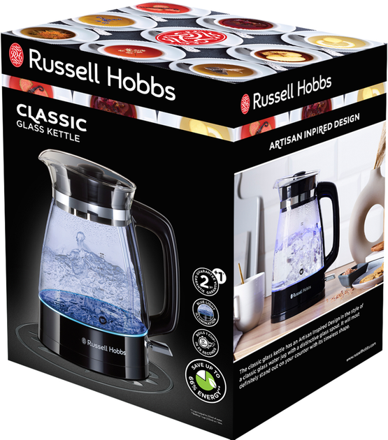 Електрочайник Russell Hobbs Classic 26080-70 1.7 л Чорний - зображення 10