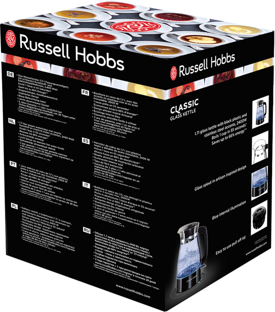 Електрочайник Russell Hobbs Classic 26080-70 1.7 л Чорний - зображення 11