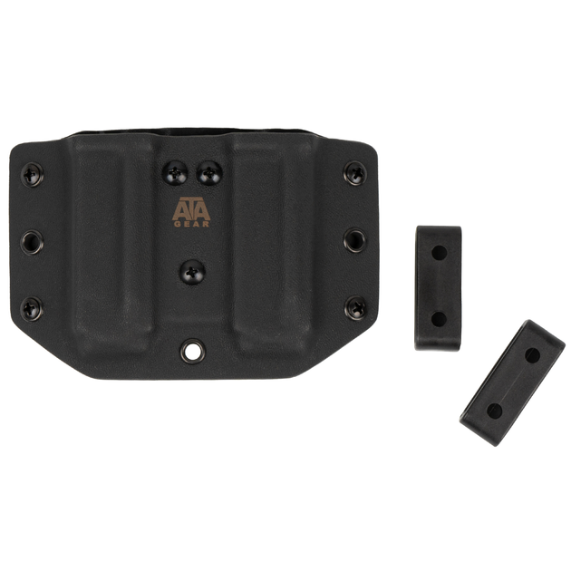 Паучер ATA Gear Double Pouch ver. 1 для магазину ПМ/ПМР/ПМ-Т 9mm Чорний 2000000143323 - зображення 1