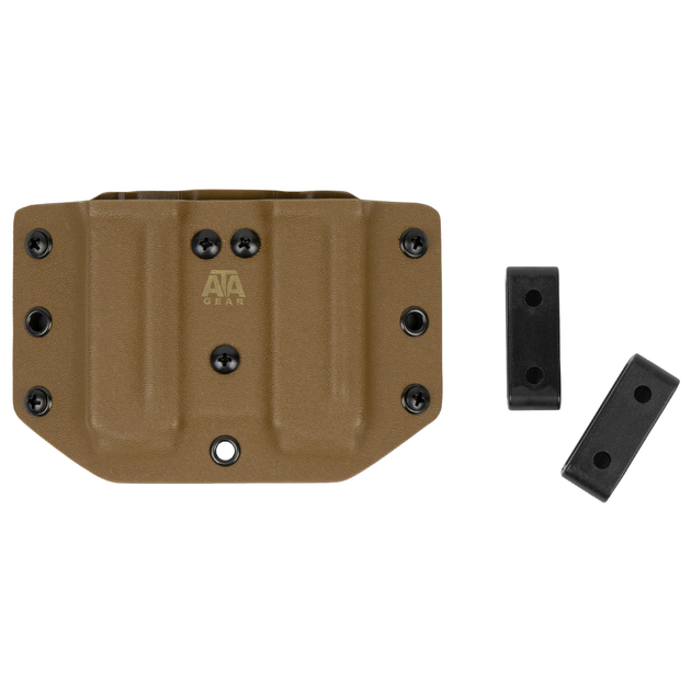 Паучер ATA Gear Double Pouch ver. 1 для магазину ПМ/ПМР/ПМ-Т 9mm Койот 2000000143309 - зображення 1