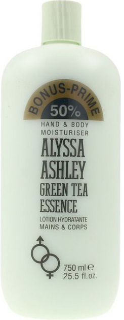 Лосьйон для тіла Alyssa Ashley Green Tea Essence Hand And Body Lotion 750 мл (3495080725276) - зображення 1
